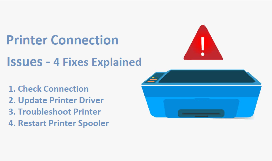 Printer Connection Issues – 4 Fixes to Connectivity Problems
