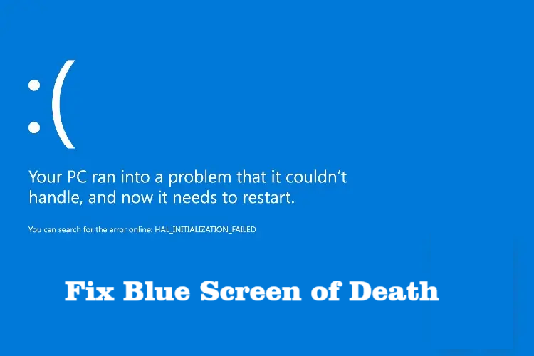 Fix Blue Screen of Death – Expert Solutions to Fix This Issue
