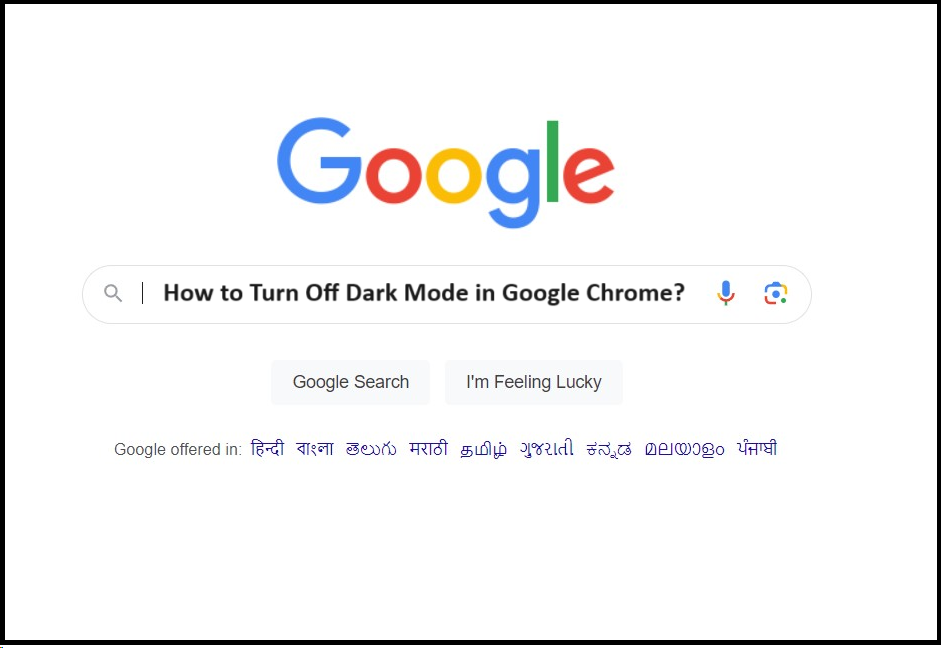 How to Turn Off Dark Mode in Google Chrome? Quick Help-Guide